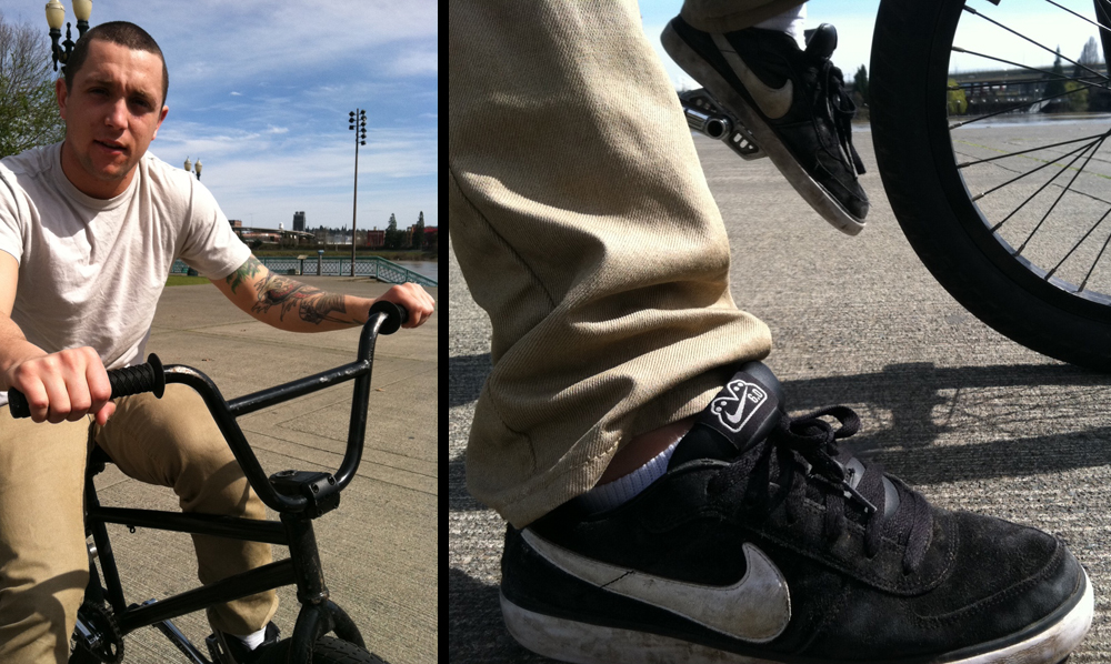 excepto por dialecto Florecer Day 86/366 – BMX rider: Tyler “just goes for it” in his Nike 6.0 kicks. |  366daysofkicks